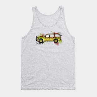 Jurassic Explorer Car Tank Top